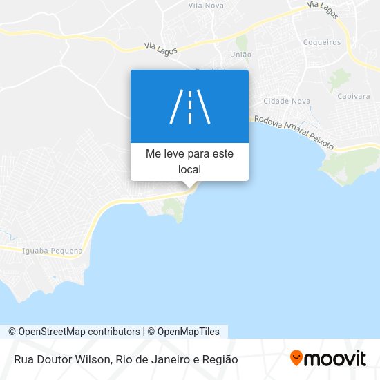 Rua Doutor Wilson mapa