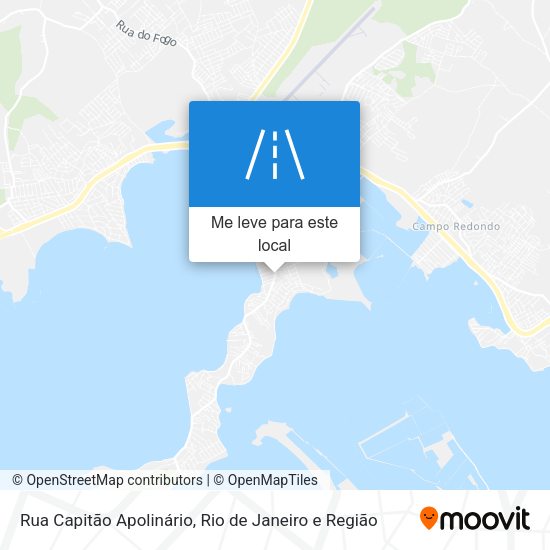 Rua Capitão Apolinário mapa