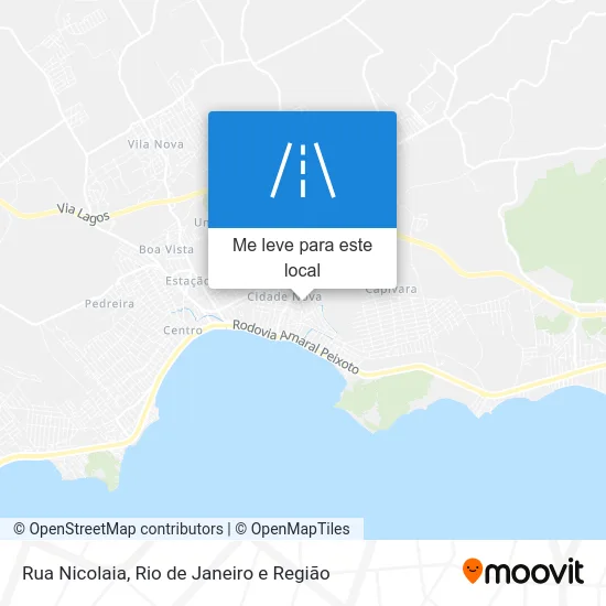 Rua Nicolaia mapa
