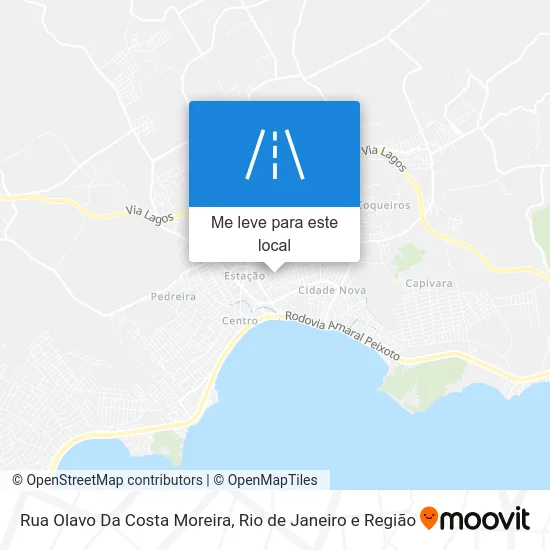 Rua Olavo Da Costa Moreira mapa