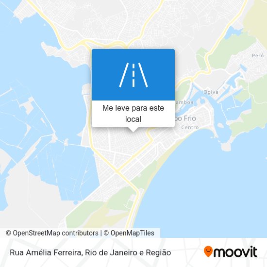 Rua Amélia Ferreira mapa