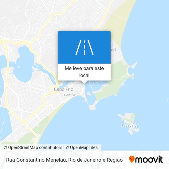 Rua Constantino Menelau mapa