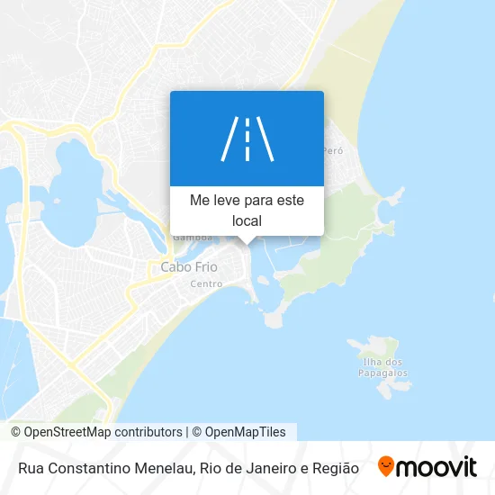 Rua Constantino Menelau mapa
