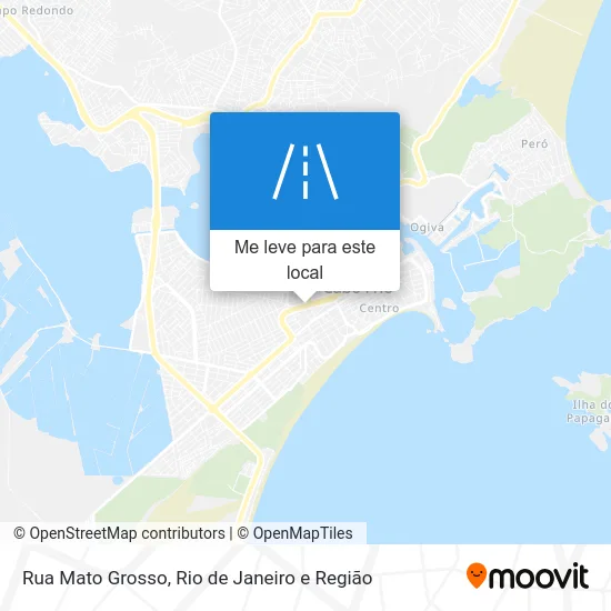 Rua Mato Grosso mapa