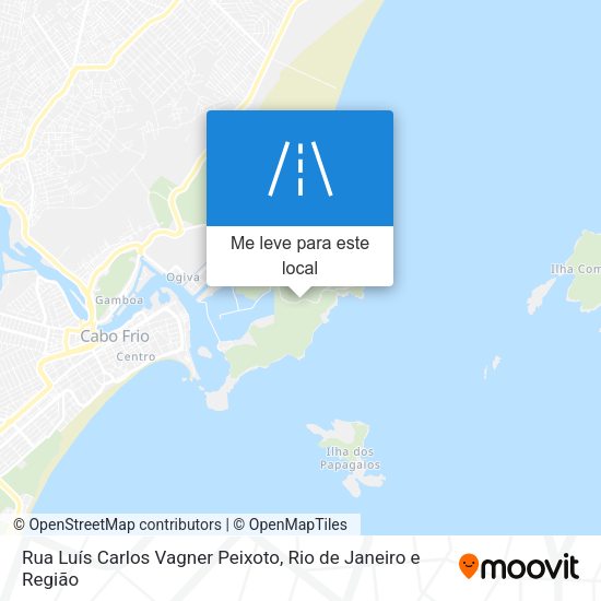 Rua Luís Carlos Vagner Peixoto mapa
