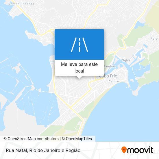 Rua Natal mapa