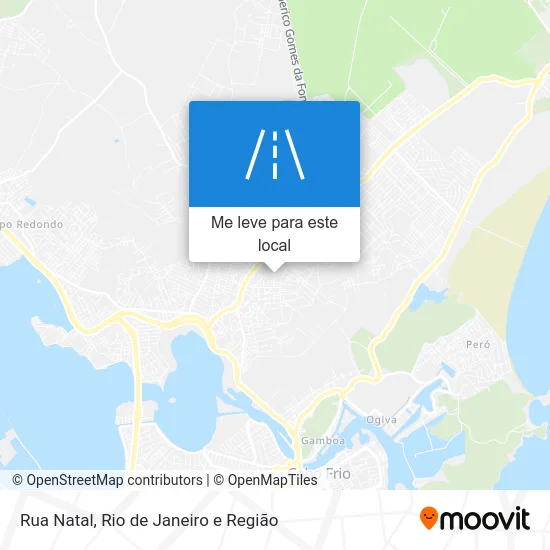 Rua Natal mapa