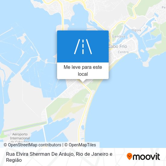 Rua Elvira Sherman De Aráujo mapa