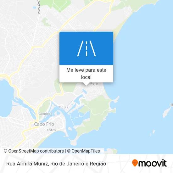 Rua Almira Muniz mapa