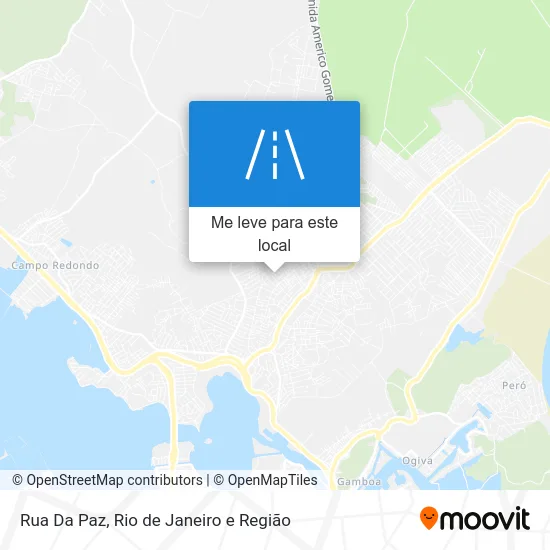 Rua Da Paz mapa