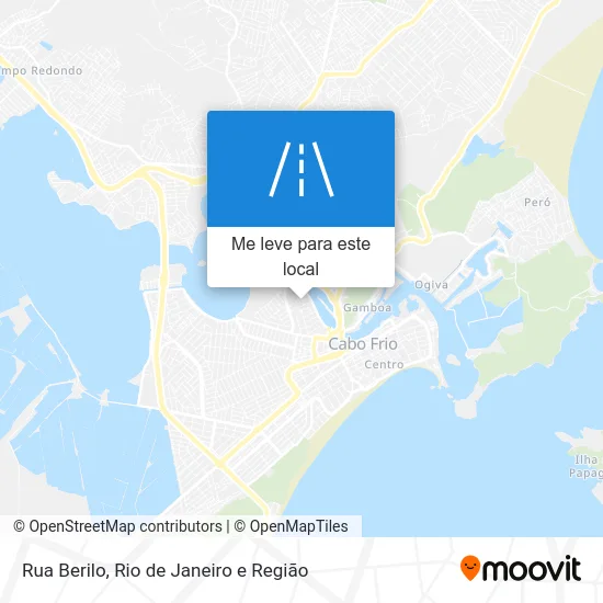 Rua Berilo mapa