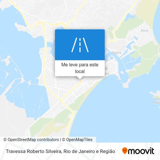 Travessa Roberto Silveira mapa