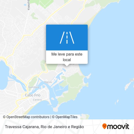Travessa Cajarana mapa