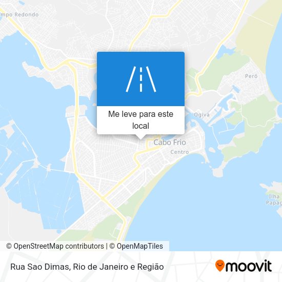 Rua Sao Dimas mapa