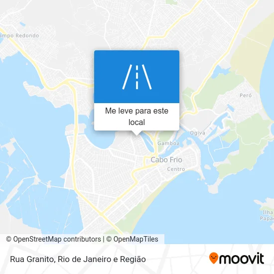 Rua Granito mapa
