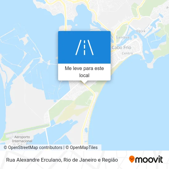 Rua Alexandre Erculano mapa