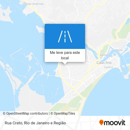 Rua Crato mapa