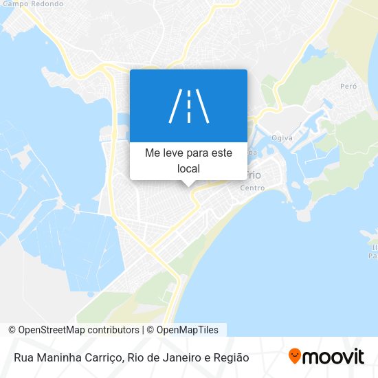 Rua Maninha Carriço mapa