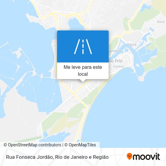 Rua Fonseca Jordão mapa