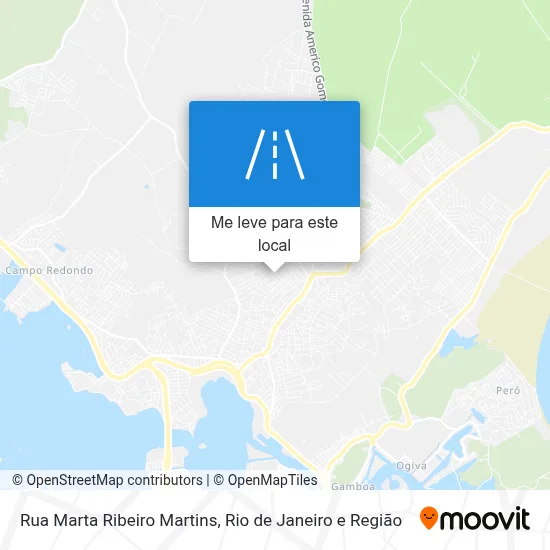 Rua Marta Ribeiro Martins mapa