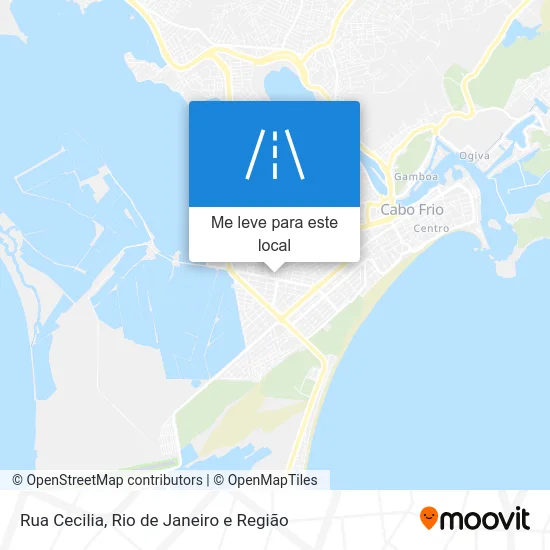 Rua Cecilia mapa