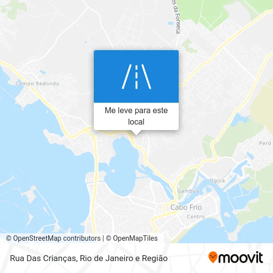 Rua Das Crianças mapa