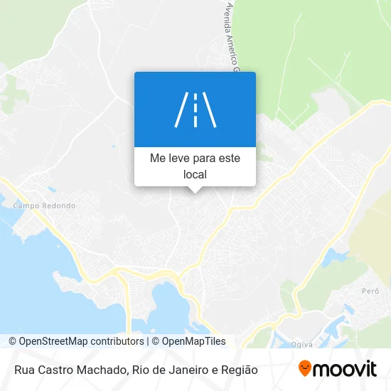 Rua Castro Machado mapa