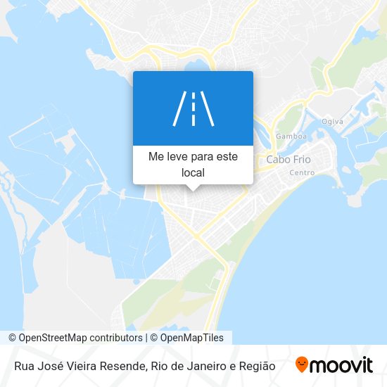 Rua José Vieira Resende mapa