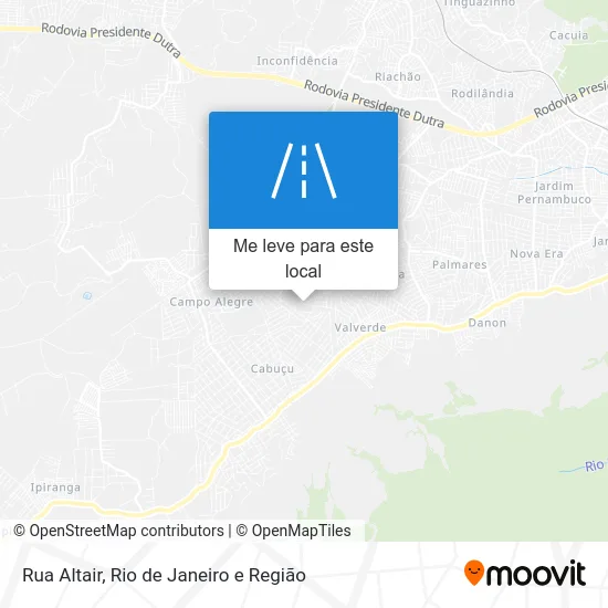 Rua Altair mapa