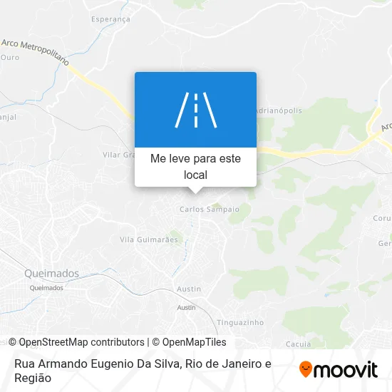 Rua Armando Eugenio Da Silva mapa