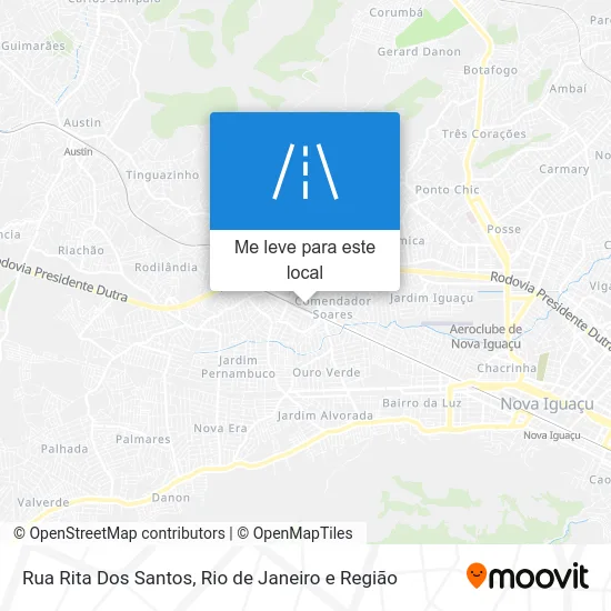Rua Rita Dos Santos mapa