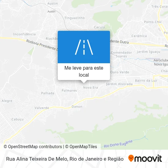 Rua Alina Teixeira De Melo mapa