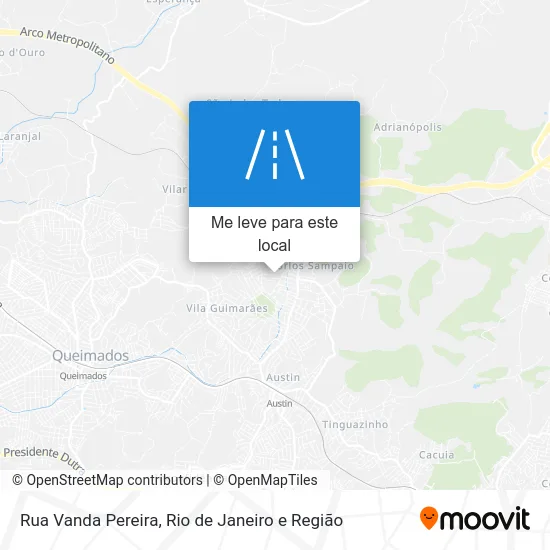 Rua Vanda Pereira mapa