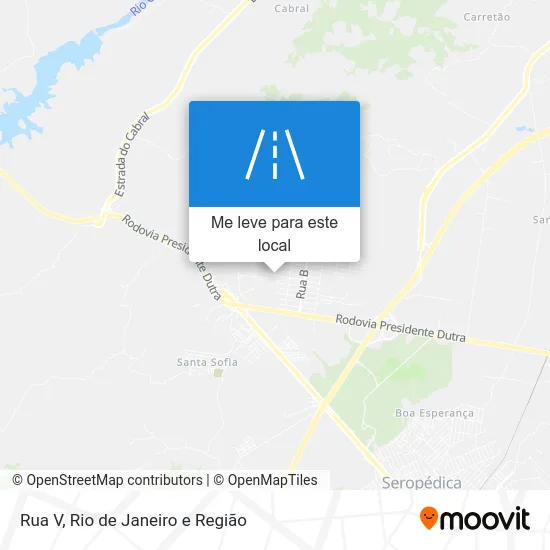 Rua V mapa