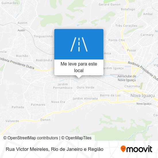 Rua Victor Meireles mapa