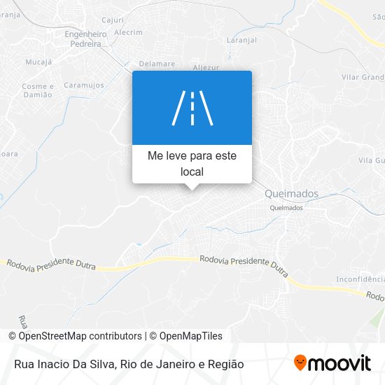 Rua Inacio Da Silva mapa