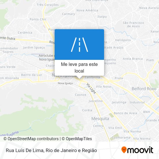 Rua Luís De Lima mapa