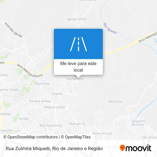 Rua Zulmira Miqueib mapa