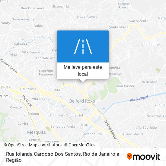 Rua Iolanda Cardoso Dos Santos mapa