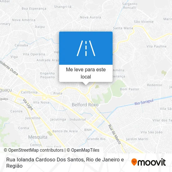 Rua Iolanda Cardoso Dos Santos mapa