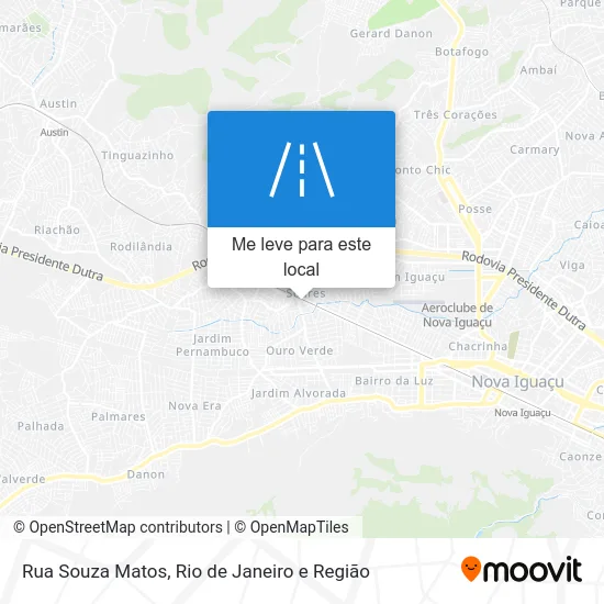 Rua Souza Matos mapa