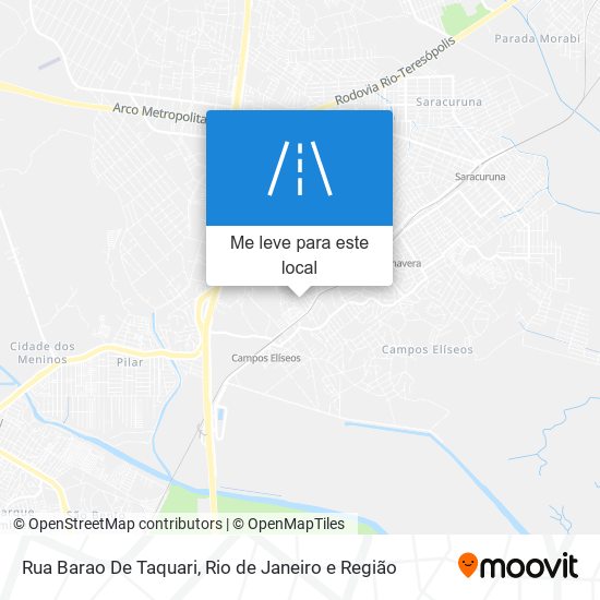 Rua Barao De Taquari mapa