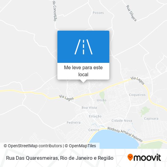 Rua Das Quaresmeiras mapa