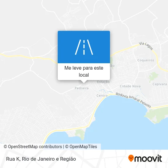 Rua K mapa