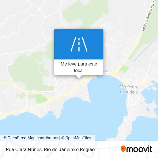 Rua Clara Nunes mapa