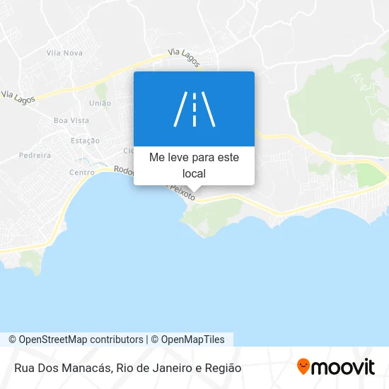 Rua Dos Manacás mapa