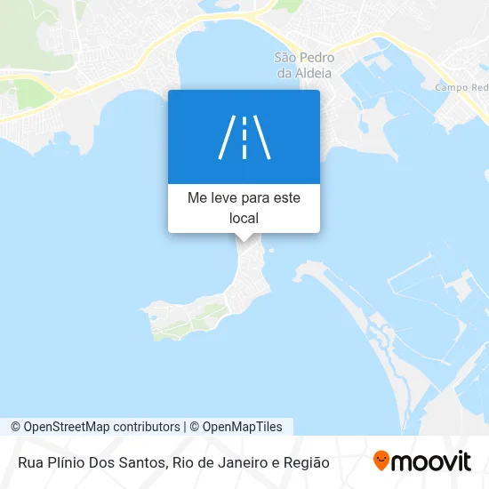 Rua Plínio Dos Santos mapa