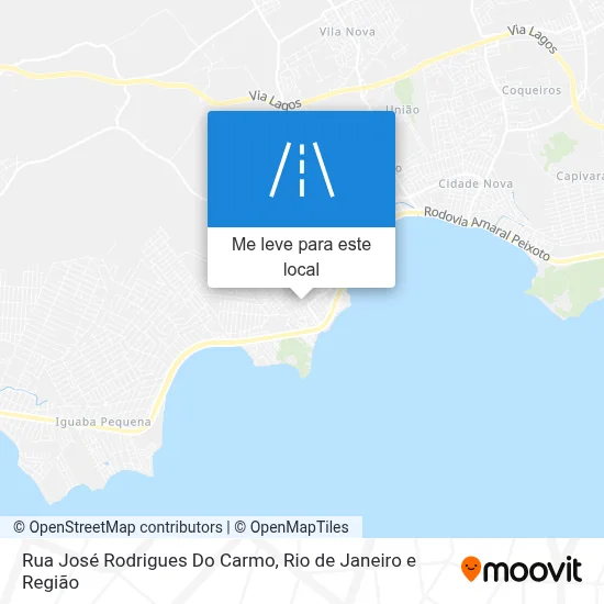 Rua José Rodrigues Do Carmo mapa