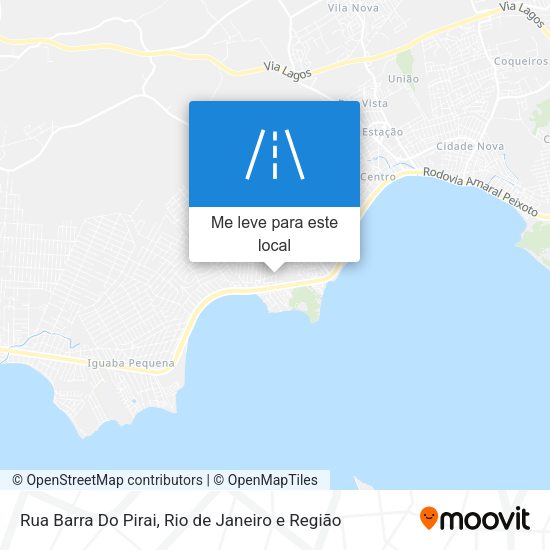 Rua Barra Do Pirai mapa