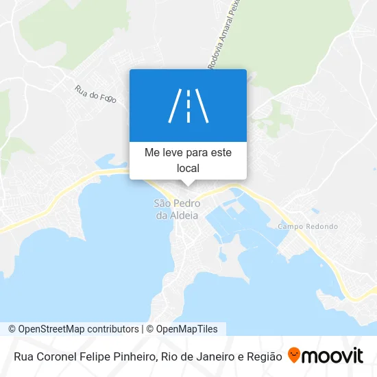 Rua Coronel Felipe Pinheiro mapa
